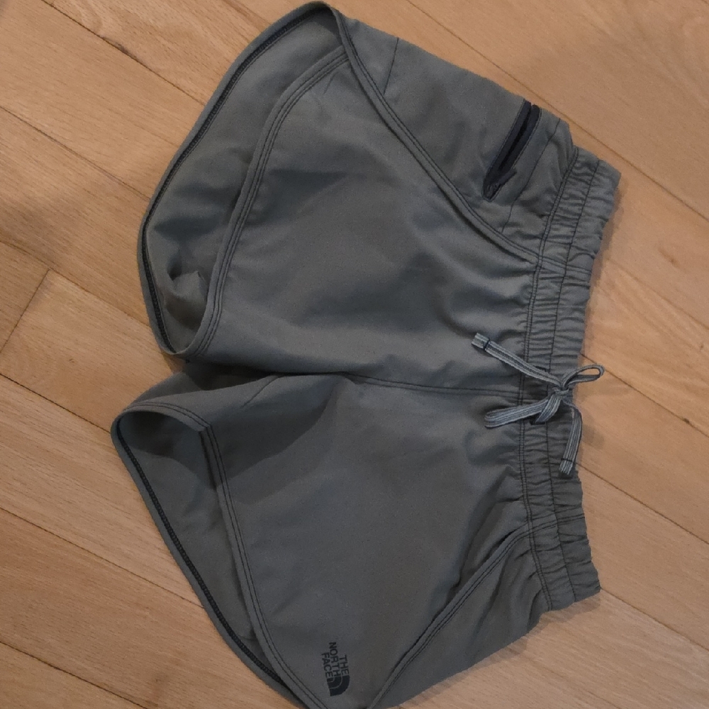 The North Face Dark Khaki Color Athletic Shorts Size M
